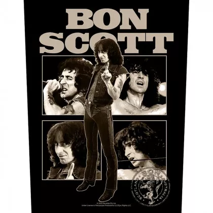 Bon Scott | Collage Rückenaufnäher Patch
