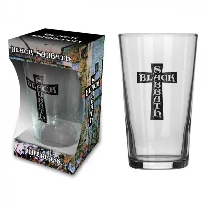 Trinkglas Black Sabbath | Cross Logo