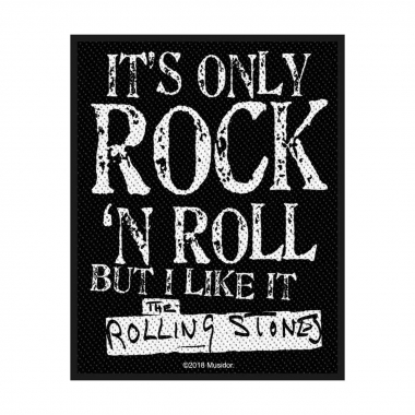 Rolling Stones Aufnäher Its Only Rock N Roll