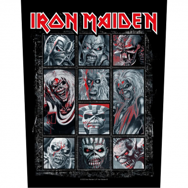 Iron Maiden | 10 Eddies Rückenaufnäher Patch