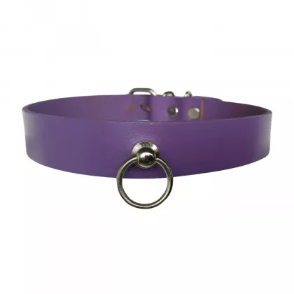 Halsband O-Ring Choker in Lila