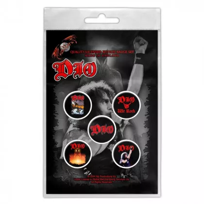 DIO | We Rock Button Badge Set