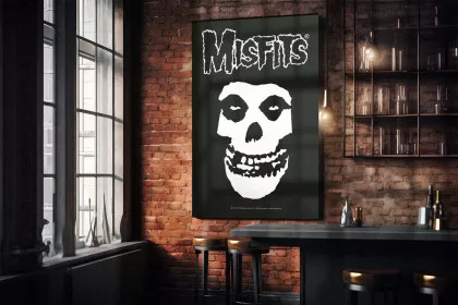 Posterfahne Misfits | Classic Fiend Skull