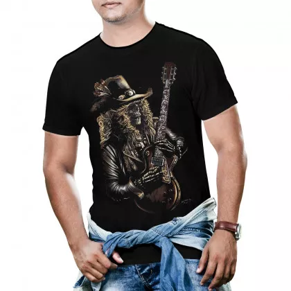 Gothic Skull Rockstar T-Shirt (Glow-in-the-Dark)