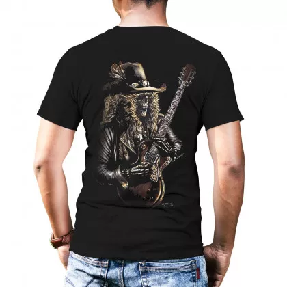 Gothic Skull Rockstar T-Shirt (Glow-in-the-Dark)