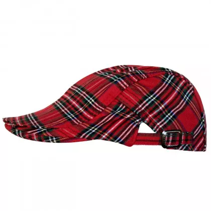 Klassische Schiebermütze Tartan Karo - Casquette - Sportmütze