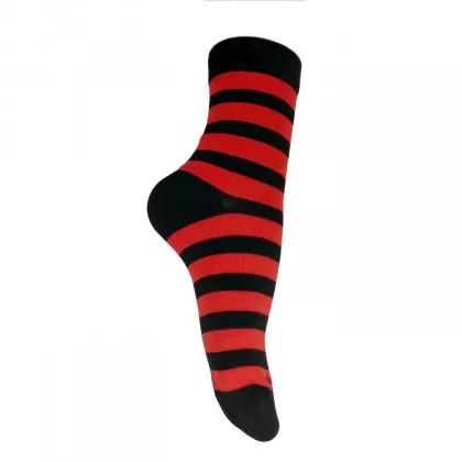 Socken mit Streifenmuster