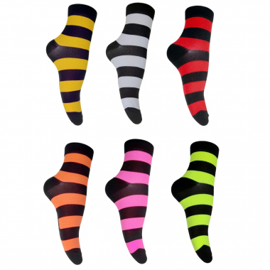 Klassische Streifenmuster Socken