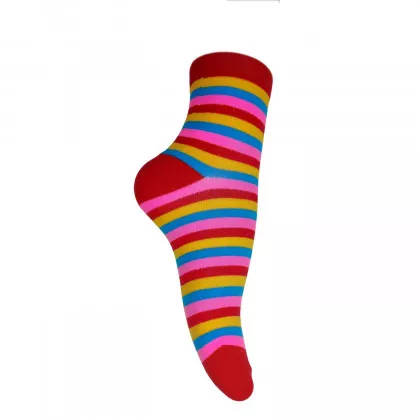 Farbige Streifenmuster Socken