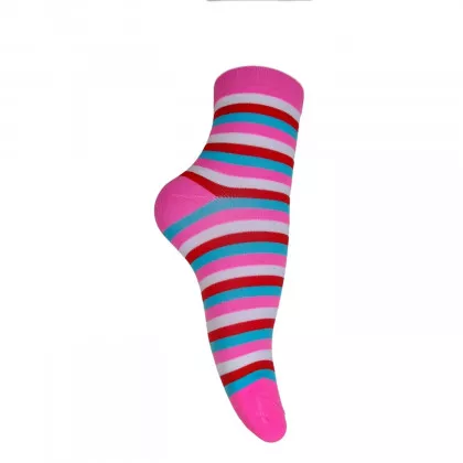 Farbige Streifenmuster Socken