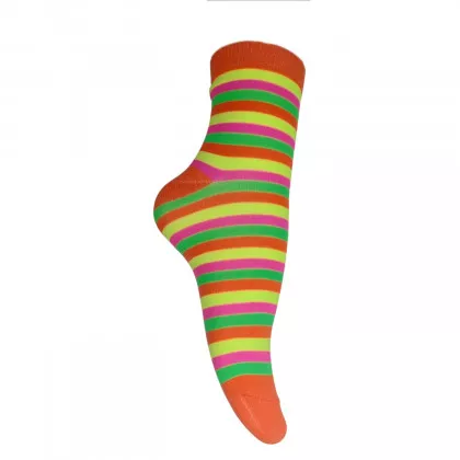 Farbige Streifenmuster Socken