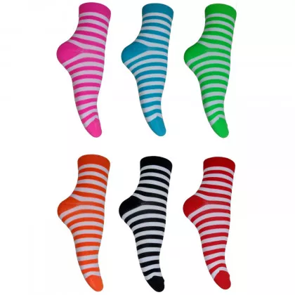 Bunt gestreifte Ringelsocken