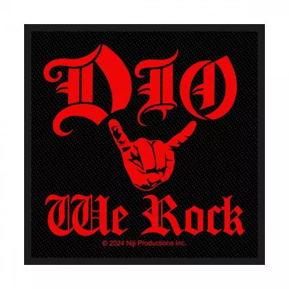 DIO | We Rock - Aufnäher