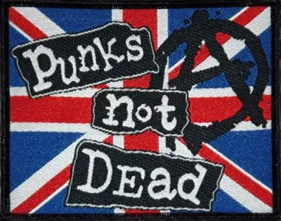Punks Not Dead | Anarchy Union Jack Aufnäher