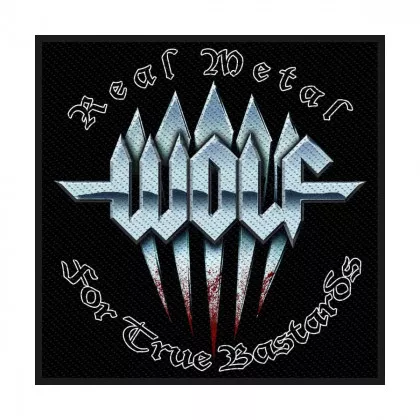 Aufnäher Wolf | Real Metal