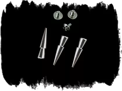Killernieten Ziernieten 28 mm x 9 mm mit Schrauben | 100 Stück
