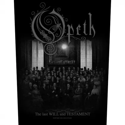 OPETH The Last Will and Testament Rückenaufnäher