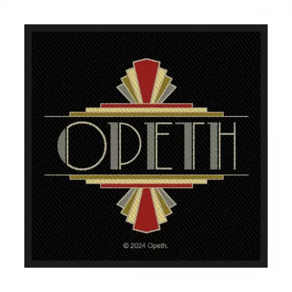 OPETH Art Deco Logo Gewebter Aufnäher