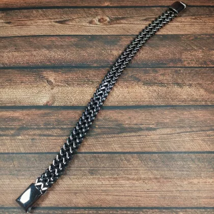 Armband Aus Edelstahl | Fischgräten Glieder
