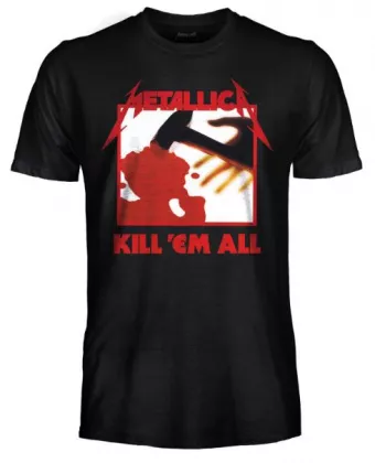 Metallica Kill Em All T-Shirt (FRONT DRUCK)