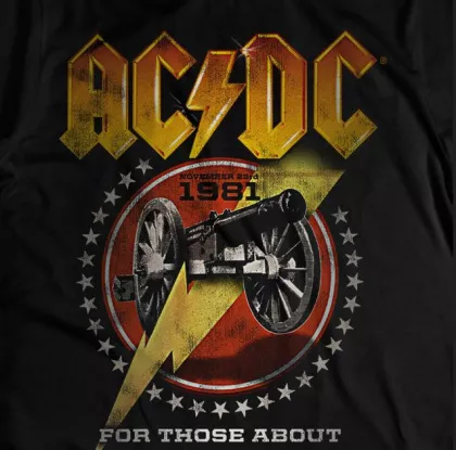 AC/DC Bandshirt – For Those About to Rock