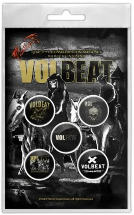 VOLBEAT - Outlaw Gentlemen | Button Badge Set