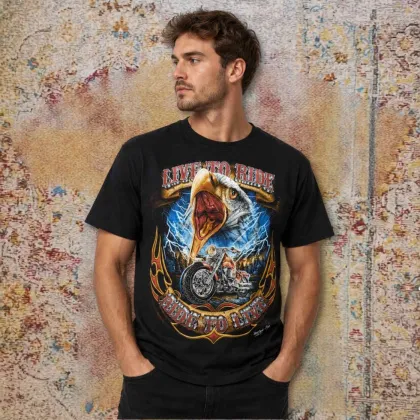 Live to Ride | T-Shirt - Glow in the Dark