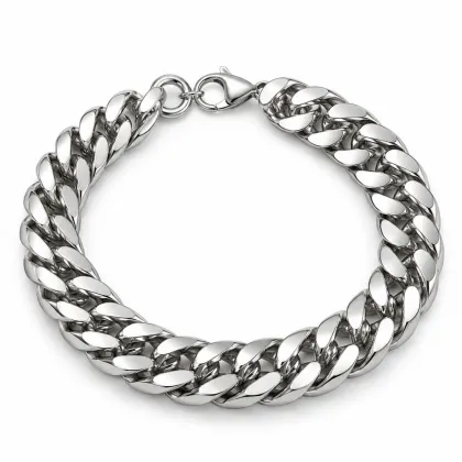Bracelet Stainless Steel | Curb Chain 15 mm
