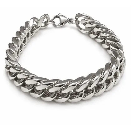 Bracelet Stainless Steel | Curb Chain 15 mm