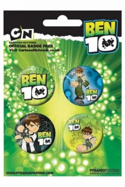 Button Pack - Ben10 - Cartoon Network Merchandise