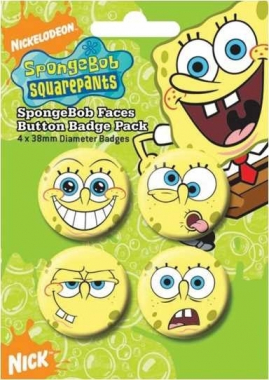 Nickelodeon Button Badge Pack - Spongebob