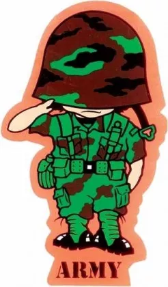 Aufkleber Army