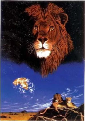 Aufkleber Lion