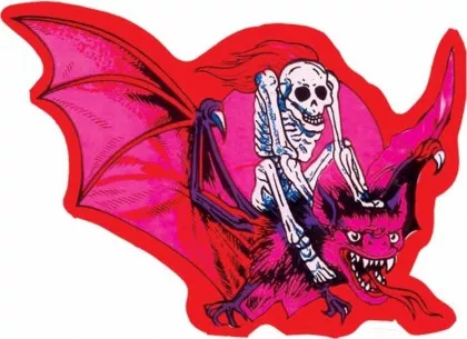 Aufkleber Evil Skull