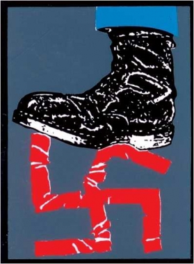 Sticker Anti nazi