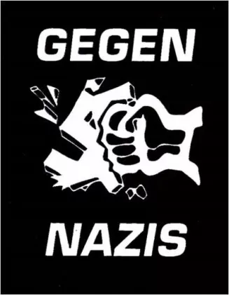 Gegen Nazis Aufkleber