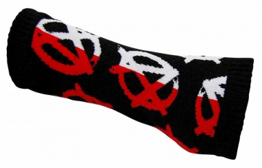 Arm sleeves with Anarchy pattern