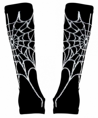 Arm sleeves with Spiderweb Pattern