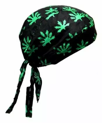 Bandana Kopftuch Kleine Hanfblätter
