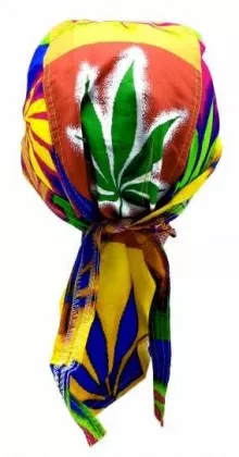 Bandana Kopftuch Popart Hanfblatt