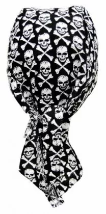 Bandana Cap Skulls and Bones