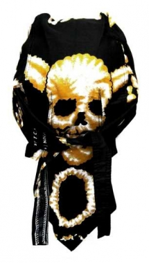 Bandana Cap with Skull Print