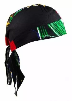 Bandana Kopftuch Adler Schwarz Grün