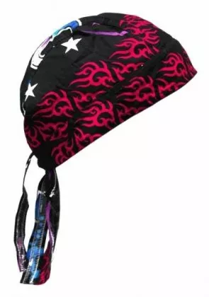 Bandana Kopftuch Tattoo Design Rot