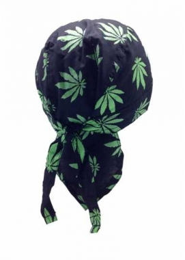 Bandana Cap Cannabis Leaf