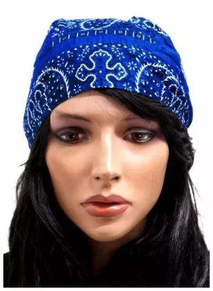 Bandana Kopftuch Blau