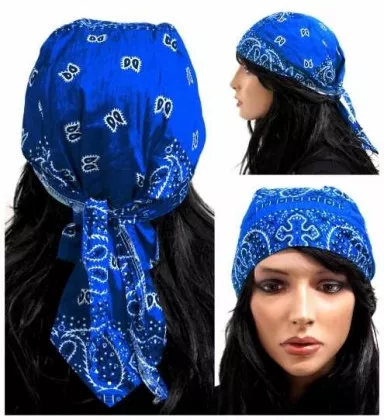 Bandana Kopftuch Blau
