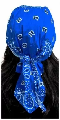 Bandana Kopftuch Blau