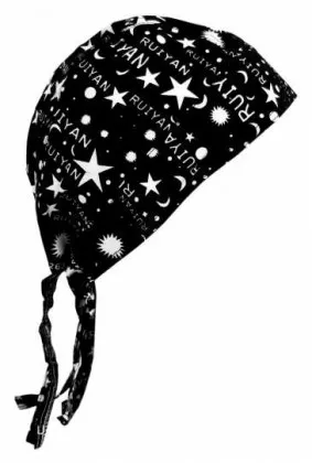 Bandana Kopftuch Mond und Sterne