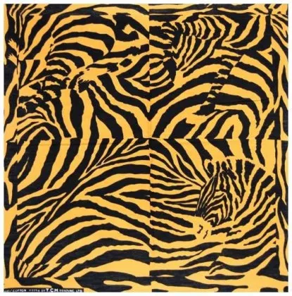 Bandana Halstuch Zebra Muster